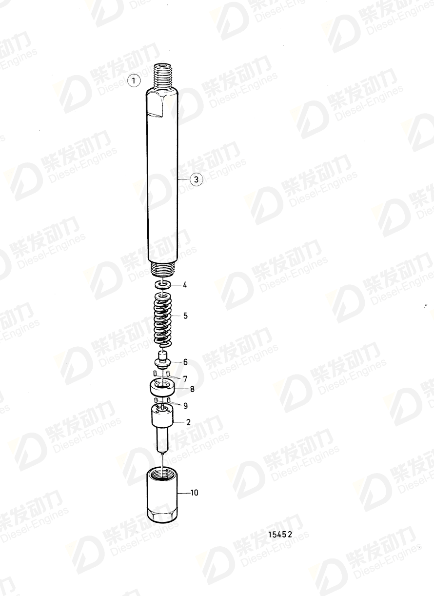 VOLVO Injector 3803400 Drawing